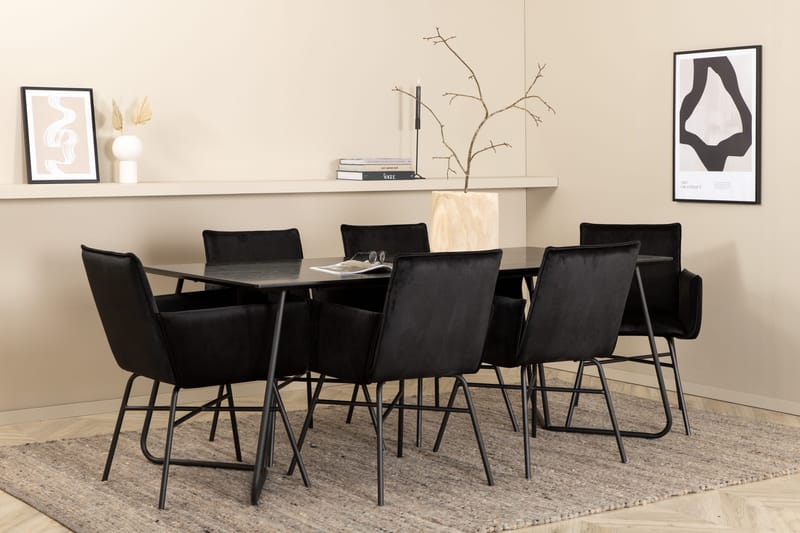 Pippi matbord med 6st Pippi matstol - Möbler - Matplats - Matgrupp & matbord med stolar