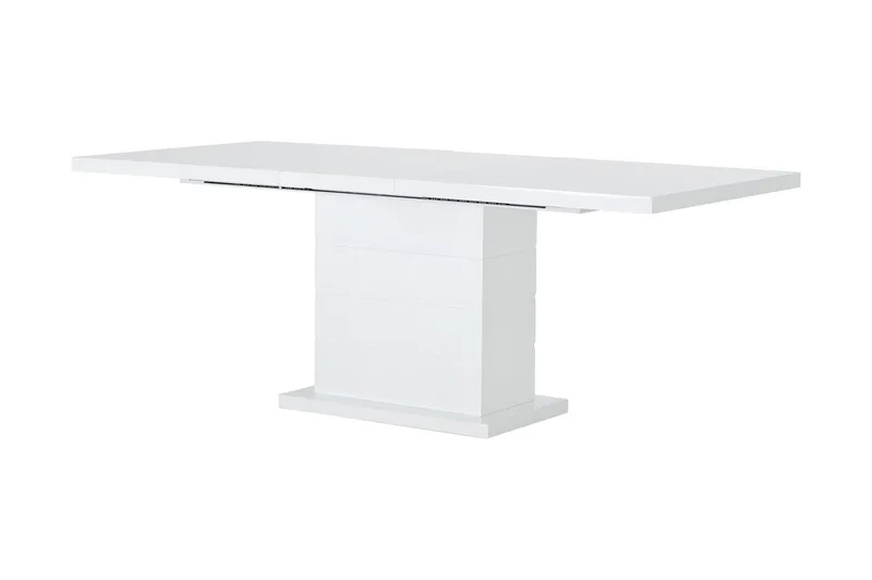 Ratliff Förlängningsbart Matgrupp 180 cm med 4 Cibus Stol - Vit/Svart - Möbler - Matplats - Matgrupp & matbord med stolar