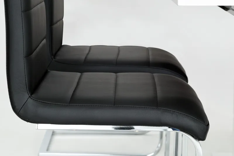 Ratliff Förlängningsbart Matgrupp 180 cm med 4 Cibus Stol - Vit/Svart - Möbler - Matplats - Matgrupp & matbord med stolar