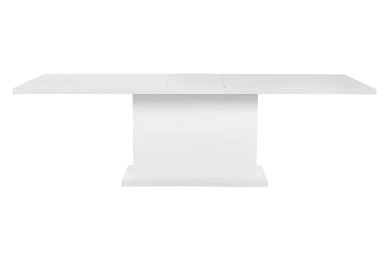 Ratliff Matgrupp 180 cm + 8 Sorado Stol - Vit/Krom - Möbler - Matplats - Matgrupp & matbord med stolar