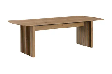 Richeto Matgrupp 240 cm Ek med 6 Molly Matstolar - Ek/Beige - Möbler - Matplats - Matgrupp & matbord med stolar