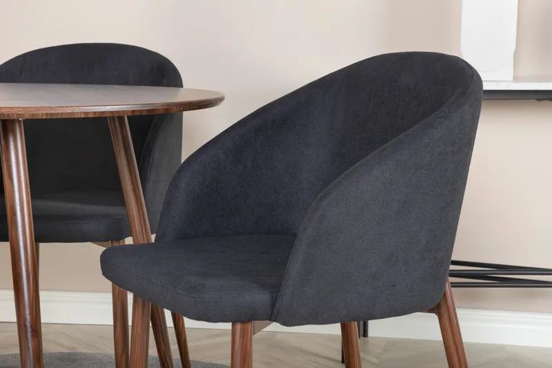 Ridones Matgrupp Rund 100 cm + 4 st Kullersbro Matstolar - Möbler - Matplats - Matgrupp & matbord med stolar