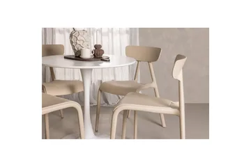 Rund Matgrupp Hamden, Ursholmen - Beige - Möbler - Matplats - Matgrupp & matbord med stolar