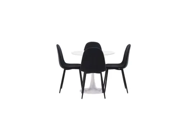 Rund Matgrupp Hamden, Polar - Polyester - Möbler - Matplats - Matgrupp & matbord med stolar