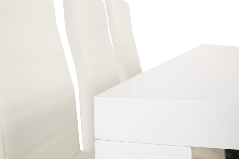 SALA Matbord 180 Vit + 6 SALA Stol Vit - Matgrupp & matbord med stolar