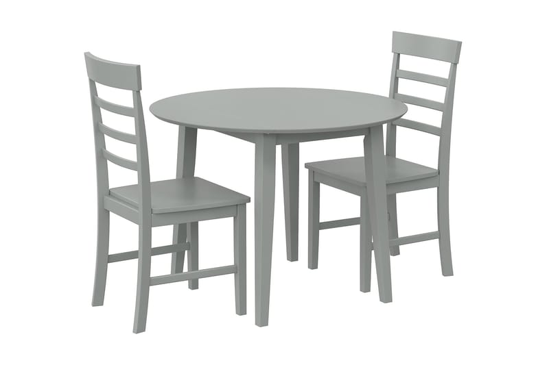 SENPAI Matgrupp 3-delar Grå - Matgrupp & matbord med stolar