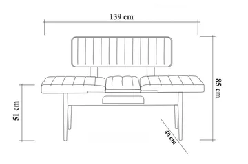 Shundrea Matgrupp 5 delar 75 cm - Valnöt - Möbler - Matplats - Matgrupp & matbord med stolar