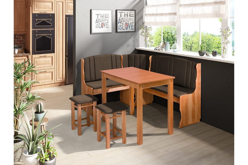 Sialana Matgrupp - Trä/Svart - Möbler - Matplats - Matgrupp & matbord med stolar