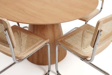 Siena Matgrupp runt 110 cm Ek med 4 Build Matstolar - Ek - Möbler - Matplats - Matgrupp & matbord med stolar