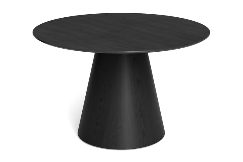 Siena Matgrupp runt 130 cm Svart med 6 Gemmiano Matstolar - Svart - Möbler - Matplats - Matgrupp & matbord med stolar