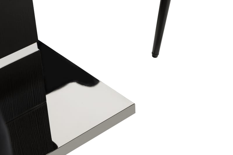 SUNNE Förlängningsbart Bord 180 cm Svart + 6 HUGGNING Stolar - Matgrupp & matbord med stolar