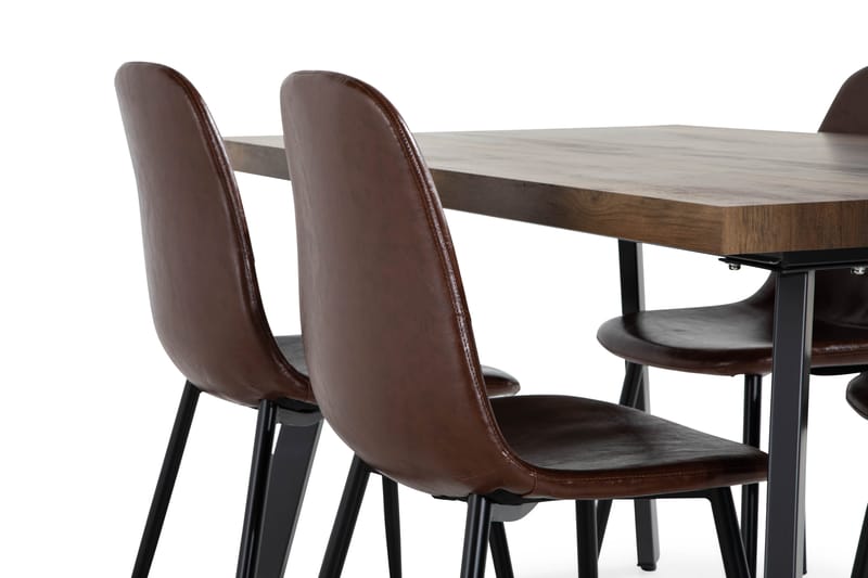 SWEETPO Matgrupp Förlängningsbar med 4 NIKOLAS Stol - Matgrupp & matbord med stolar