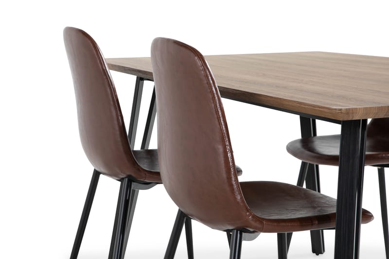 SWEETPO Matgrupp med 4 NIKOLAS Stol - Matgrupp & matbord med stolar