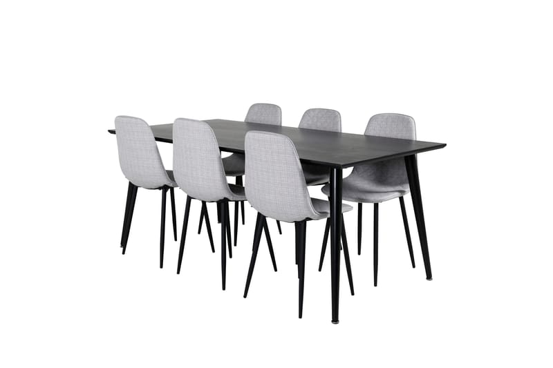 TIEBAS Matgrupp 180 cm + 6 st SOBRIDO Matstolar - Möbler - Matplats - Matgrupp & matbord med stolar