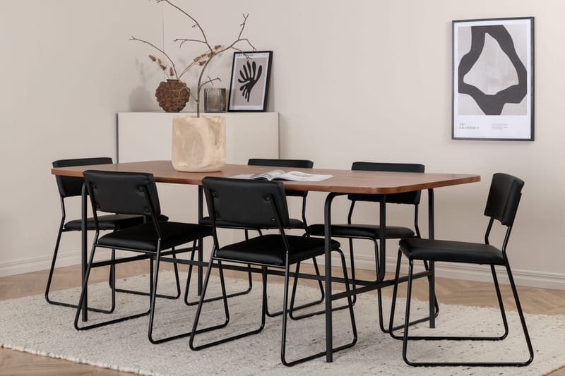 Uno matbord med 6st Kenth matstol - Möbler - Matplats - Matgrupp & matbord med stolar