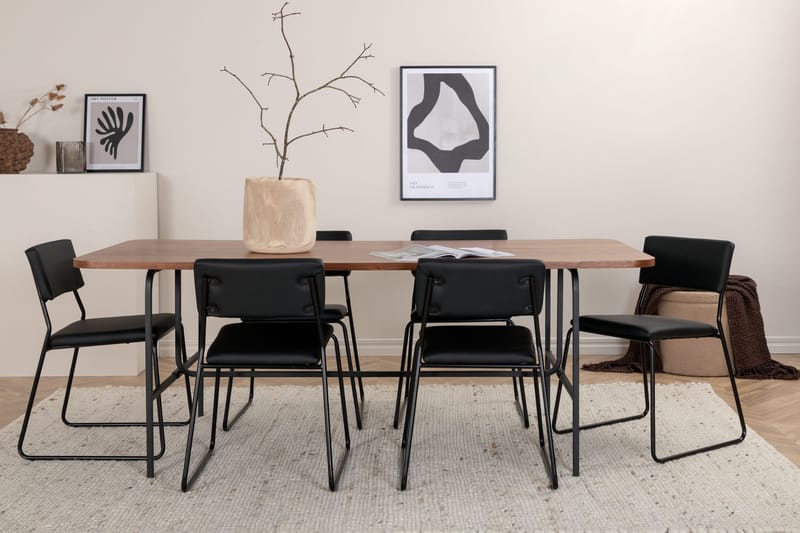 Uno matbord med 6st Kenth matstol