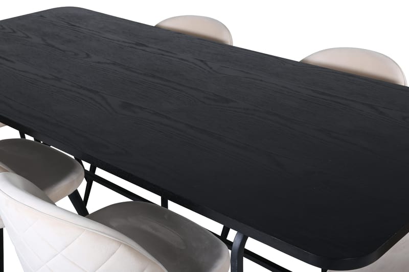 Uno matbord med 6st Velvet matstol - Möbler - Matplats - Matgrupp & matbord med stolar