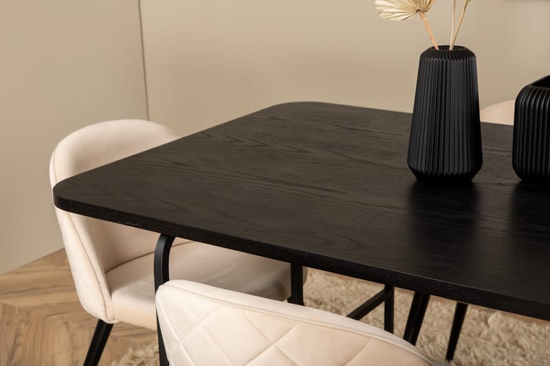 Uno matbord med 6st Velvet matstol - Möbler - Matplats - Matgrupp & matbord med stolar