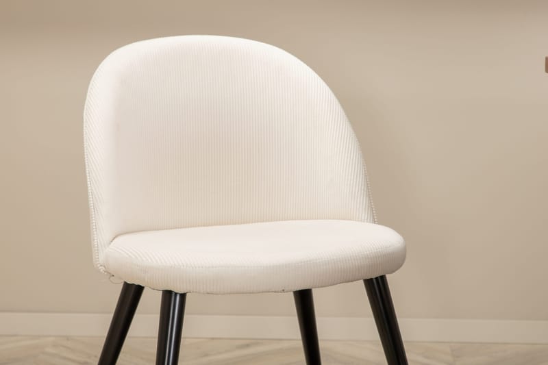 Unos Matgrupp 200 cm inkl 4 Valera Manchesterstolar - Valnötsbrun/Svart/Beige - Möbler - Matplats - Matgrupp & matbord med stolar