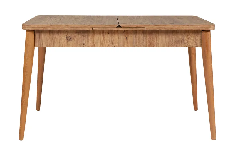 Valsot Förlängningsbar Matgrupp 129 cm - Natur/Grå/Brun - Möbler - Matplats - Matgrupp & matbord med stolar