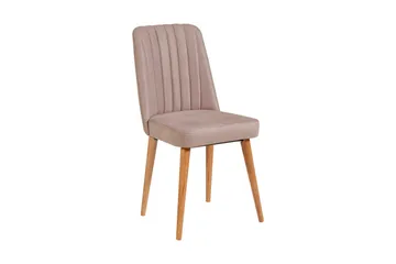 Valsot Förlängningsbar Matgrupp 129 cm - Natur/Grå/Brun - Möbler - Matplats - Matgrupp & matbord med stolar
