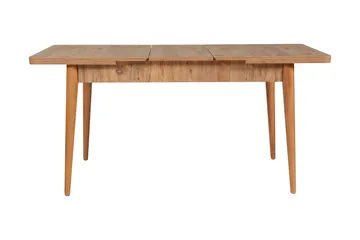 Valsot Förlängningsbar Matgrupp 129 cm - Natur/Grå/Brun - Möbler - Matplats - Matgrupp & matbord med stolar