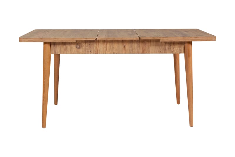 Valsot Förlängningsbar Matgrupp 129 cm - Natur/Grå/Brun - Möbler - Matplats - Matgrupp & matbord med stolar