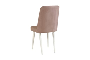 Valsot Förlängningsbar Matgrupp 129 cm - Vit/Grå - Möbler - Matplats - Matgrupp & matbord med stolar