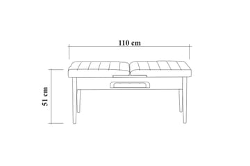 Valsot Förlängningsbar Matgrupp 129 cm - Vit/Grå - Möbler - Matplats - Matgrupp & matbord med stolar