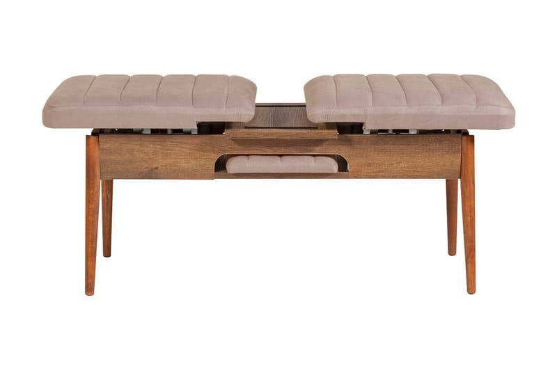 Valsot Förlängningsbar Matgrupp 129 cm - Vit/Grå - Möbler - Matplats - Matgrupp & matbord med stolar