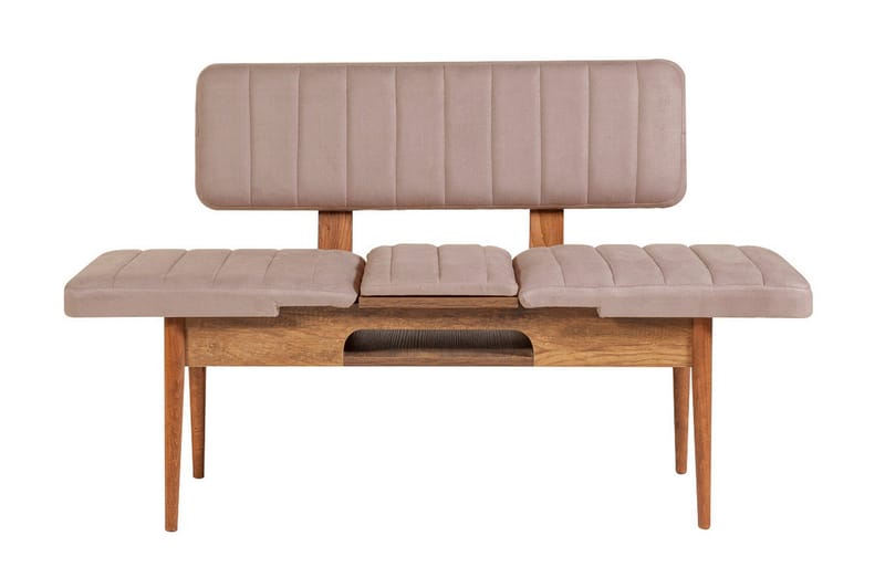 Valsot Förlängningsbar Matgrupp 129 cm - Vit/Grå - Möbler - Matplats - Matgrupp & matbord med stolar