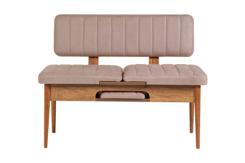 Valsot Förlängningsbar Matgrupp 129 cm - Vit/Grå - Möbler - Matplats - Matgrupp & matbord med stolar