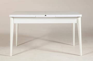 Valsot Förlängningsbar Matgrupp 129 cm - Vit/Grå - Möbler - Matplats - Matgrupp & matbord med stolar
