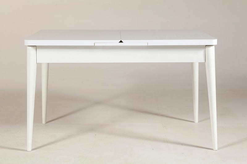 Valsot Förlängningsbar Matgrupp 129 cm - Vit/Grå - Möbler - Matplats - Matgrupp & matbord med stolar