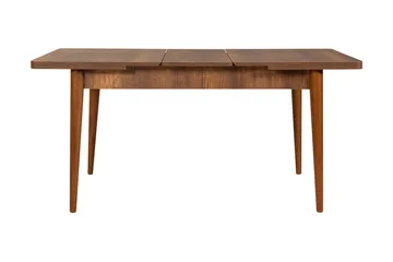 Valsot Förlängningsbar Matgrupp 129 cm - Vit/Mörkbrun - Möbler - Matplats - Matgrupp & matbord med stolar