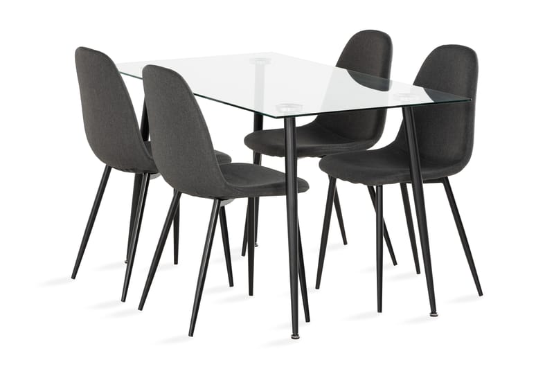 VENDEL Matbord 135 cm med 4 st NIKOLAS Matstol - Matgrupp & matbord med stolar