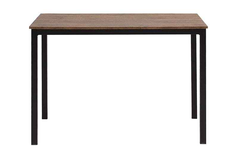 VITANOV Matbord 110 cm Inkl 4 Stolar Mörkbrun/Svart - Möbler - Matplats - Matgrupp & matbord med stolar
