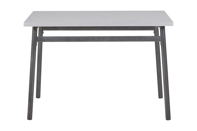 WALBECK Matbord 110 cm Grå/Svart Inkl 4 Stolar - Möbler - Matplats - Matgrupp & matbord med stolar