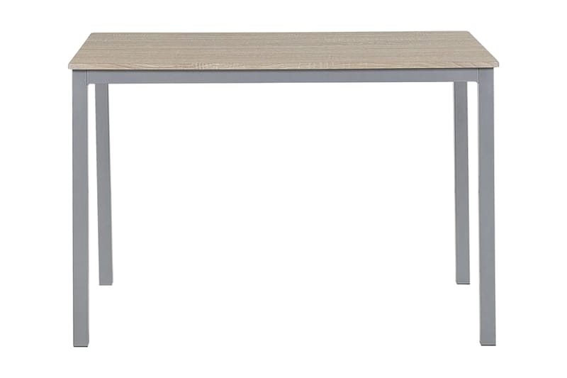 WUTACH Matbord 110 cm Inkl 4 Stolar Ljusbrun/Grå - Matgrupp & matbord med stolar