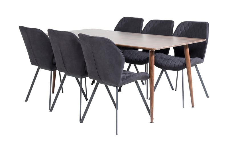 Ypas Matbord 180 cm med 6 st Sumoas Matstol