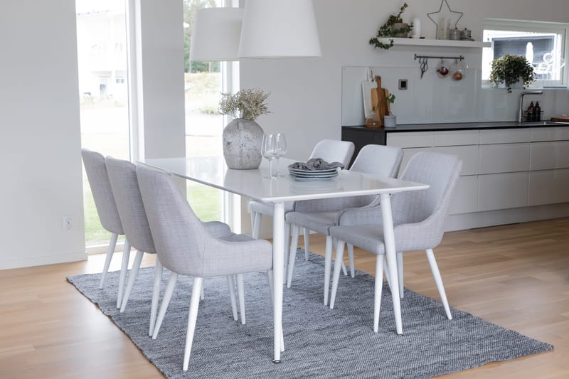 Ypas Matgrupp 180 cm + 6 Ridones Matstolar - Möbler - Matplats - Matgrupp & matbord med stolar