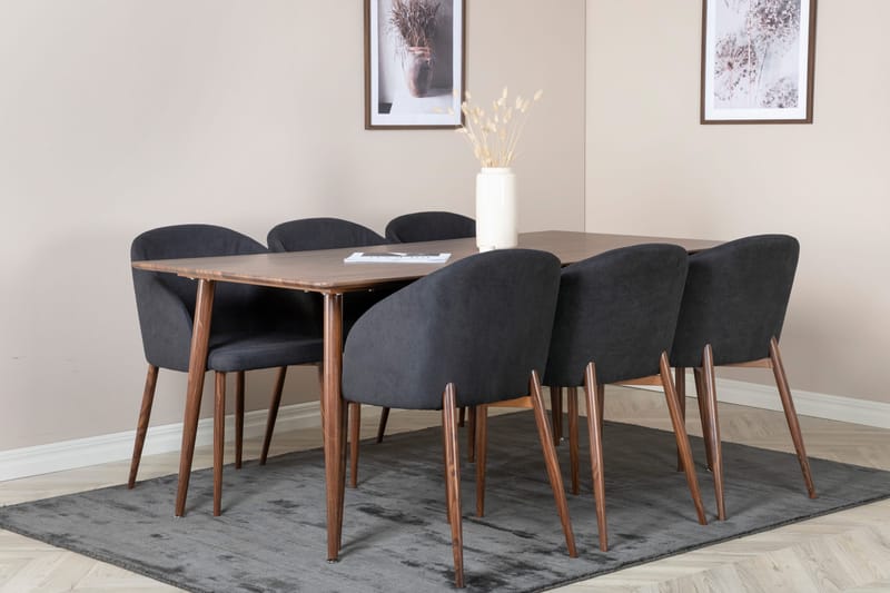 Ypas Matgrupp 180 cm + 6 st Kullersbro Matstolar