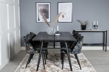Zenazmi Matgrupp 195 cm + 6 Sedavi Matstolar - Möbler - Matplats - Matgrupp & matbord med stolar