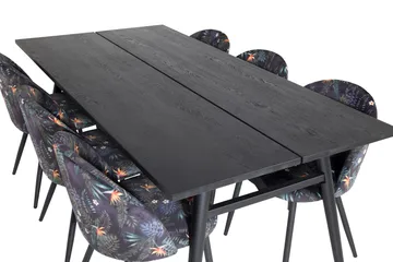 Zenazmi Matgrupp 195 cm + 6 Sedavi Matstolar - Möbler - Matplats - Matgrupp & matbord med stolar