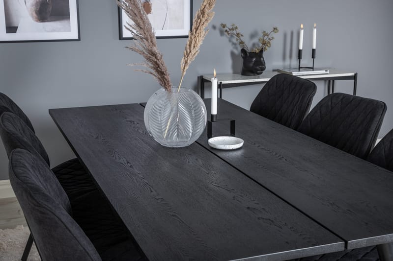 Zenazmi Matgrupp 195 cm + 6 st Sumoas Matstolar - Möbler - Matplats - Matgrupp & matbord med stolar