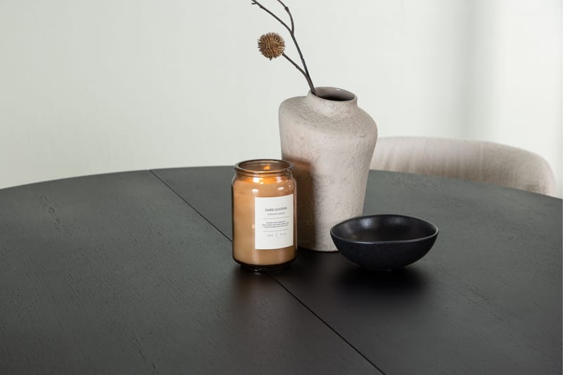 Matilda Matgrupp 130 cm Rund med 4 Edina Stolar - Svart - Möbler - Matplats - Matgrupp & matbord med stolar