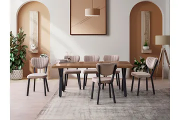 Matlerd Matbord 180 cm Rektangulär - Valnöt - Möbler - Matplats - Matbord & köksbord