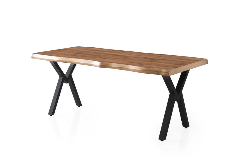 Matlerd Matbord 180 cm Rektangulär - Valnöt - Möbler - Matplats - Matbord & köksbord