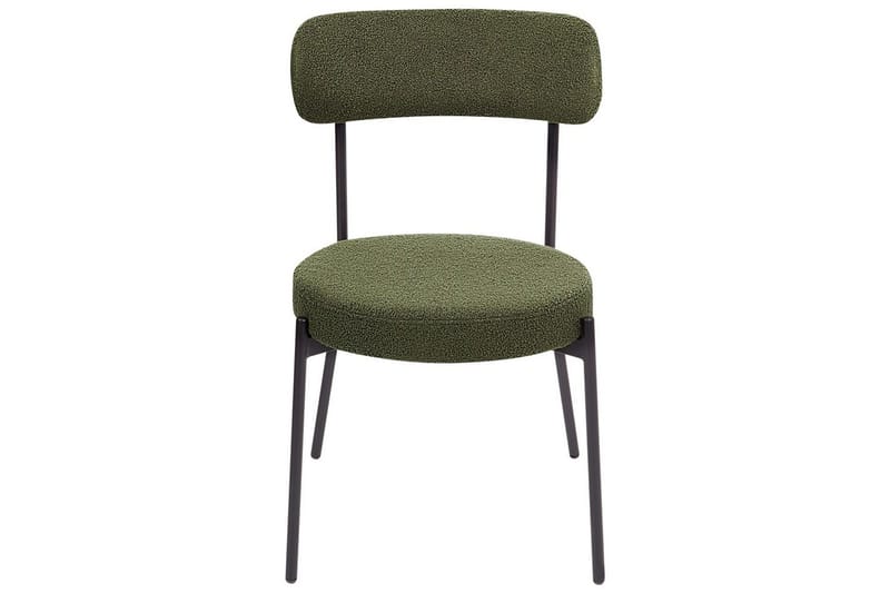 Matsalsstol Allison set om 2 Grön-Svart - Grön-Svart - Möbler - Matplats - Matstol & köksstol