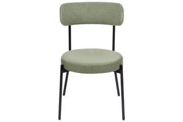 Matsalsstol Allison set om 2 Ljusgrön-Svart - Ljusgrön-Svart - Möbler - Matplats - Matstol & köksstol